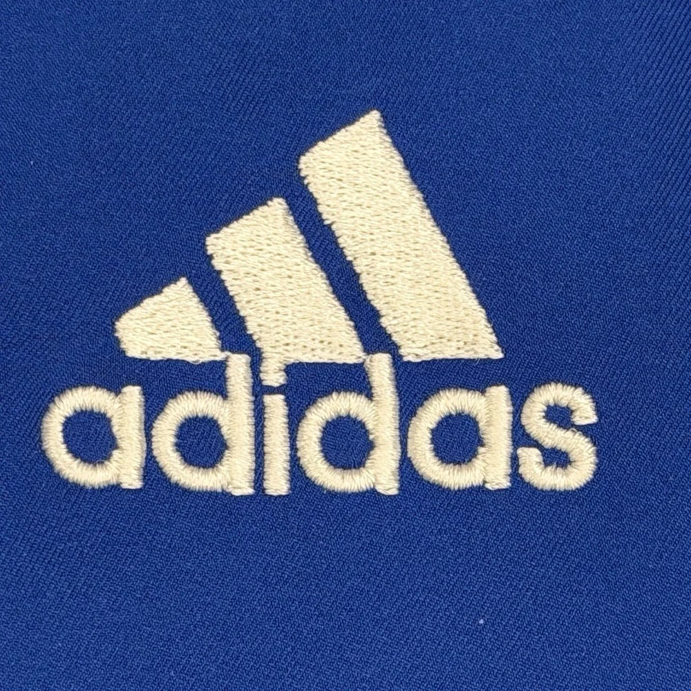 Adidas Climalite 1/4 Zip Pullover Men's XL Blue Short‎ Sleeve Golf Shirt  F Logo